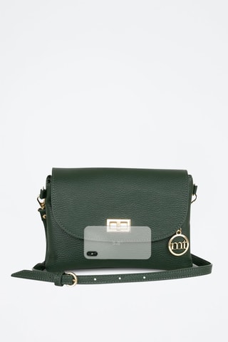 Sac bandoulière en cuir Masaniello - Vert