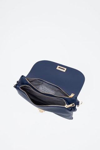 Sac bandoulière en cuir Masaniello - Bleu