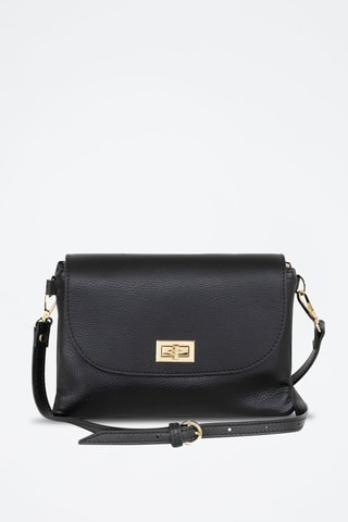 Sac bandoulière en cuir Masaniello - Noir