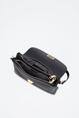 Sac bandoulière en cuir Masaniello - Noir