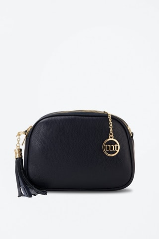 Sac bandoulière en cuir Gradisca - Bleu marine