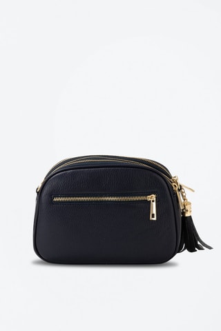 Sac bandoulière en cuir Gradisca - Bleu marine