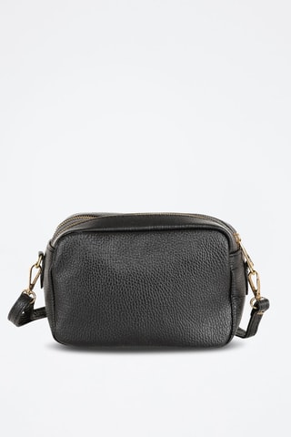 Sac bandoulière en cuir Astolfo - Noir