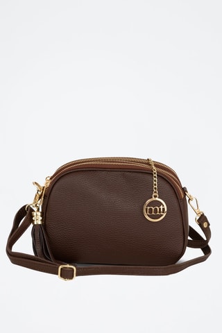 Sac bandoulière en cuir Gradisca Marron foncé