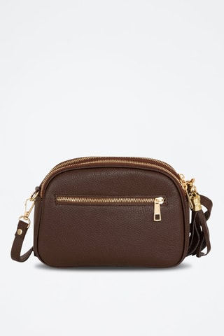 Sac bandoulière en cuir Gradisca Marron foncé