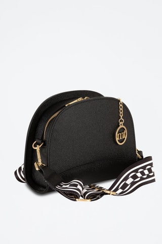 Sac bandoulière en cuir Cassala Noir