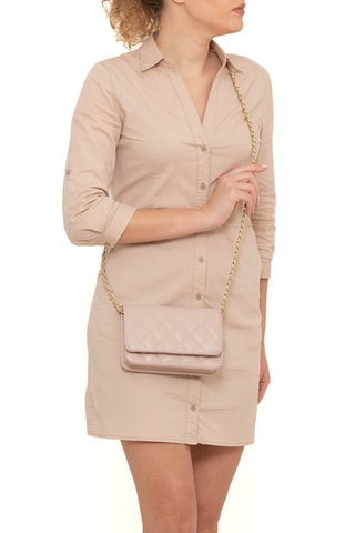 Sac bandoulière en cuir Ailanti Rose