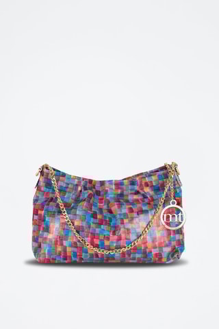 Sac bandoulière en cuir Gorani Multicolore