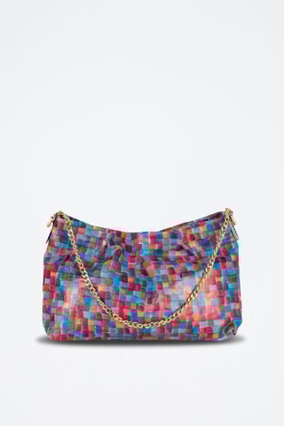 Sac bandoulière en cuir Gorani Multicolore