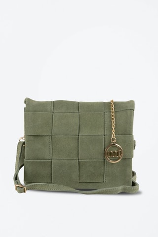 Sac bandoulière en nubuck Empoli Kaki