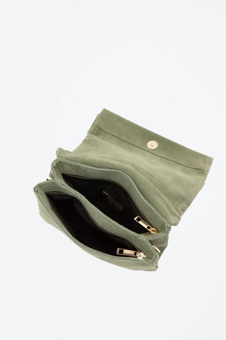 Sac bandoulière en nubuck Empoli Kaki