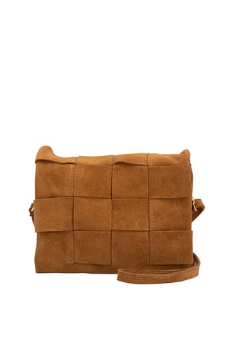 Sac bandoulière en nubuck Empoli Cognac