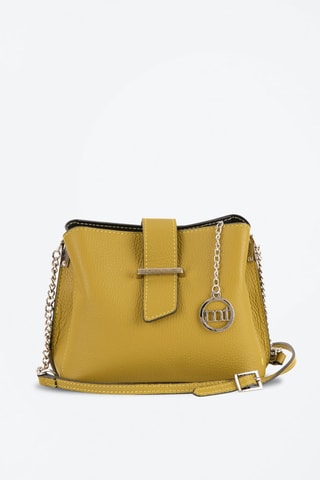 Sac bandoulière en cuir Frascati Vert