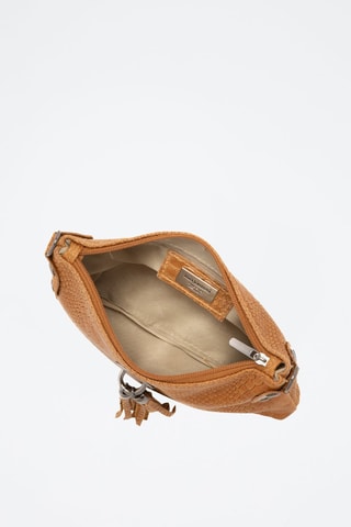 Sac bandoulière en cuir Navigli Camel