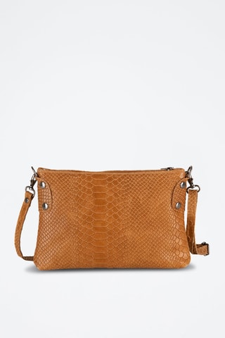 Sac bandoulière en cuir Navigli Camel