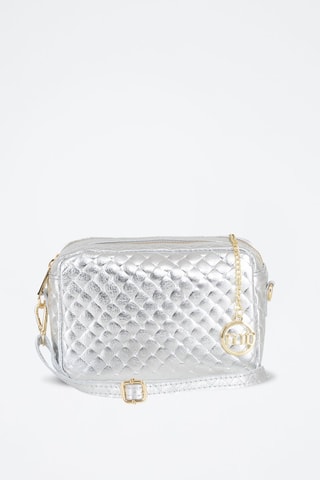 Sac bandoulière en cuir Zavattari - Argenté