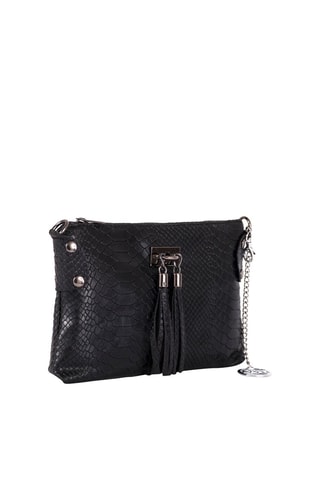 Sac bandoulière en cuir Navigli - Noir