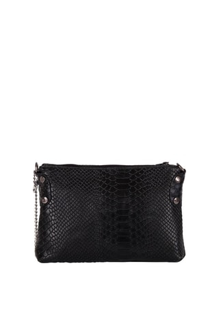 Sac bandoulière en cuir Navigli - Noir