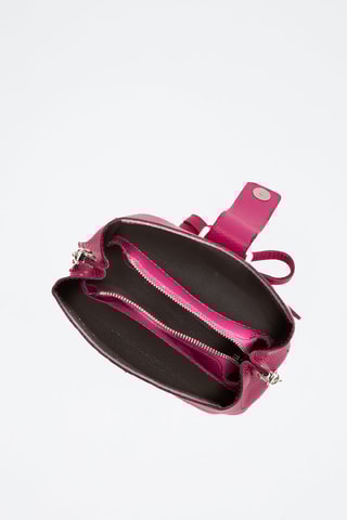 Sac bandoulière en cuir Frascati - Fuchsia