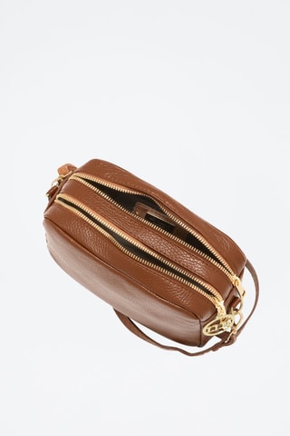 Sac bandoulière en cuir Astolfo - 
Camel