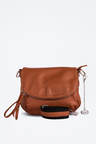 Sac bandoulière en cuir Pontida - Camel