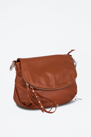 Sac bandoulière en cuir Pontida - Camel