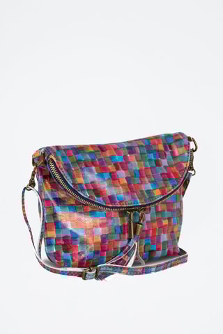 Sac bandoulière en cuir Famagosta - Multicolore