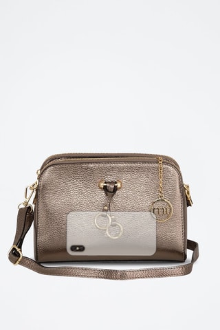 Sac bandoulière en cuir Certosa - Doré