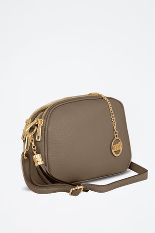 Sac bandoulière en cuir Gradisca - Taupe