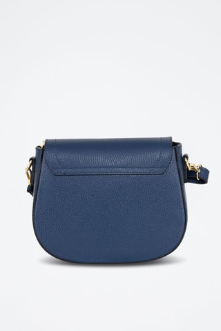 Sac bandoulière en cuir Carracci - Bleu