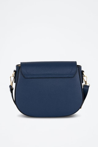 Sac bandoulière en cuir Carracci - Bleu marine