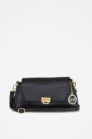 Sac bandoulière en cuir Berbera - Noir