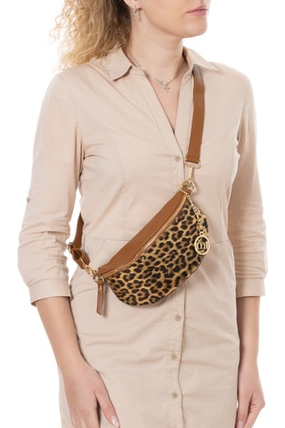 Sac bandoulière en cuir Perugino - Marron