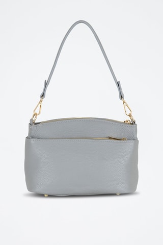 Sac bandoulière en cuir Bardolino - Gris