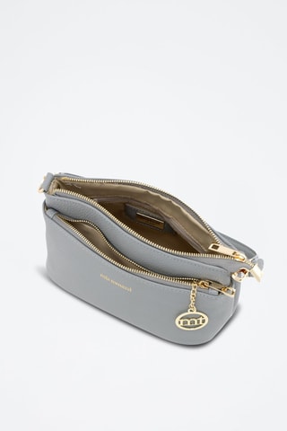 Sac bandoulière en cuir Bardolino - Gris