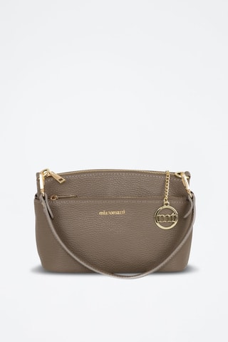 Sac bandoulière en cuir Bardolino - Marron