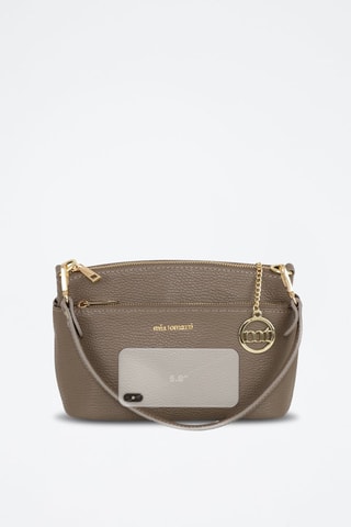 Sac bandoulière en cuir Bardolino - Marron