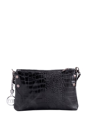 Sac bandoulière en cuir Abano - Noir