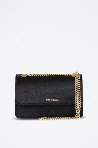 Sac bandoulière en cuir Bagarotti - Noir