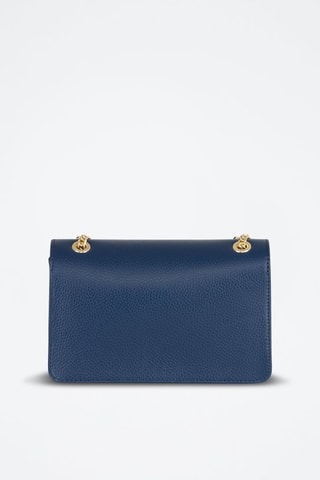 Sac bandoulière en cuir Bagarotti - Bleu