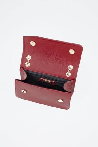 Sac bandoulière en cuir Bagarotti - Rouge