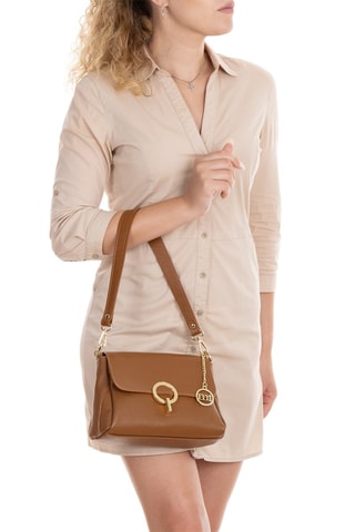 Sac bandoulière en cuir Ciovassino - Marron