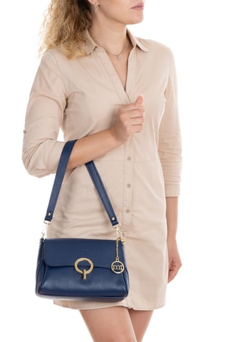 Sac bandoulière en cuir Ciovassino - Bleu