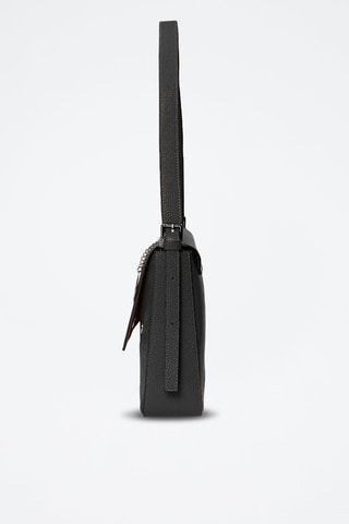 Sac bandoulière en cuir Viminale - Noir