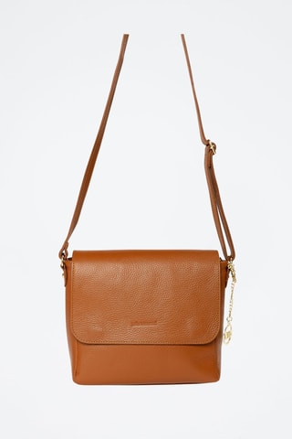 Sac bandoulière en cuir Zanzur - Marron