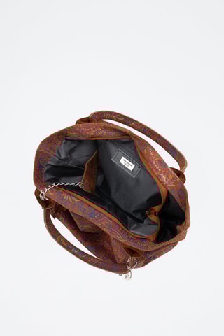 Leren Shopper Liberazione - Bruin