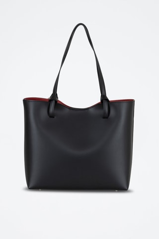 Sac porté épaule en cuir Zanella - Noir