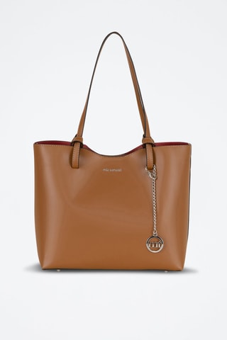 Sac porté épaule en cuir Zanella - Marron