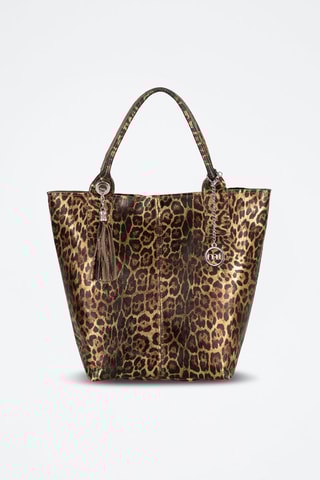 Cabas en cuir Barozzi - Doré