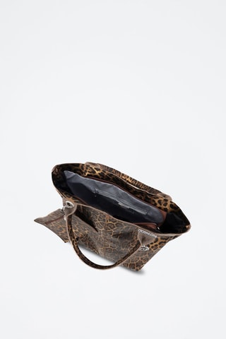 Cabas en cuir Barozzi - Doré